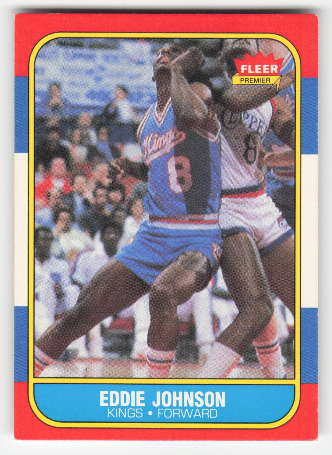 Eddie Johnson 1986-87 Fleer #51 Sacramento Kings VG