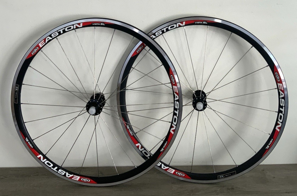 EASTON VISTA SL WHEELSET 650C 20-24 SPOKE 20.5 MM WIDTH SHIMANO 8, 9, 10 NEW