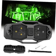 UTV Dome Light - Universal Roll Bar Mount Dome Light UTV Interior White/Green