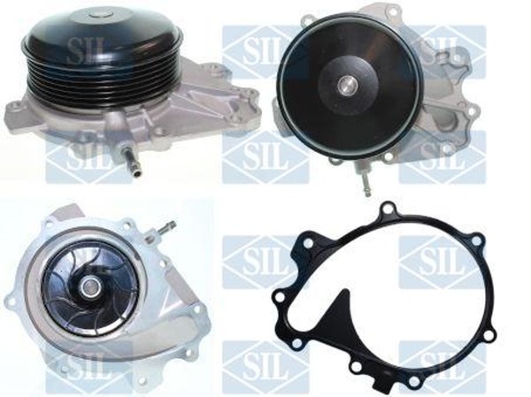 Saleri SIL Wasserpumpe MotorküHlung PA1647V FüR Mercedes Klasse Model S205 W205-image