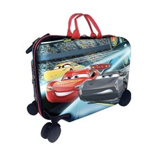 NIB Disney Pixar Cars Ride-On Hard-side Suitcase 18 inch Carry-on for kids