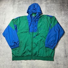 Vintage Adidas Nylon Windbreaker Jacket Mens Size XL 90s