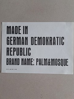 1 Kistenetikett DDR 13)