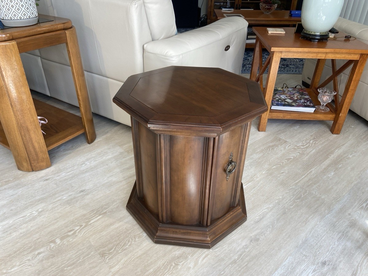 Vintage Mid Century Octagonal Side or End Table | eBay
