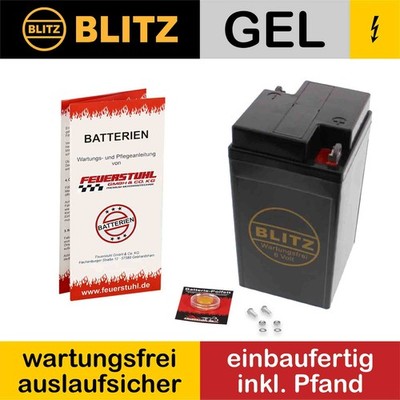BMW R 60 /2, 1960-1969, OLDTIMER Batterie GEL 12Ah, startklar (inkl 7,50  Pfand)