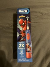 Oral B Spiderman Kids Battery Powered Toothbrush Extra Soft Bristles 3 Years+