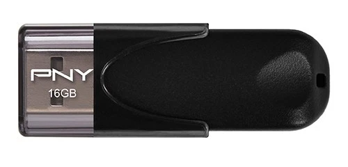 PNY Attaché 4 schwarz 16GB USB Typ-A, 2.0, Schwarz - Bild 1 von 1