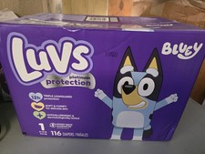 Luvs Platinum Protection Baby Diapers 116 Count Size 1