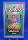 2024 Panini Prizm - Emergent Bo Nix #3 Green Wave Prizm (RC)
