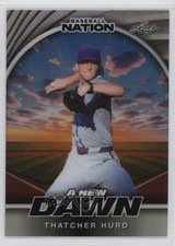 2025 Leaf Baseball Nation New Dawn Silver Prismatic 4/15 Thatcher Hurd 1pe6
