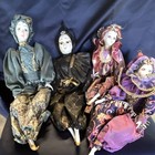 vintage decorative collectible porcelain harlequin jester dolls, Show Stoppers