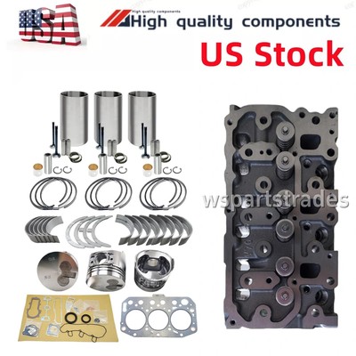 3TNV70 3TNV70BJUV Overhaul Rebuild Kit /Cylinder Head W/valve for Yanmar Engine