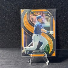 2025 Select Baseball Michael Young Orange Pulsar Prizm Premier Level #04/49 