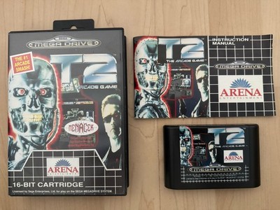T2 THE ARCADE GAME SEGA MEGA DRIVE Spiel in OVP, CiB aus privater Sammlung