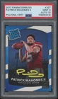 2017 Panini Donruss #327 Patrick Mahomes II Autograph RC Mint PSA 9 10 Auto