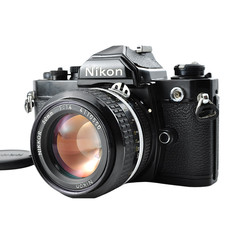Exc Nikon FE Black 35mm SLR Film Camera Nikkor 50mm f1.4 Ai Lens Japan