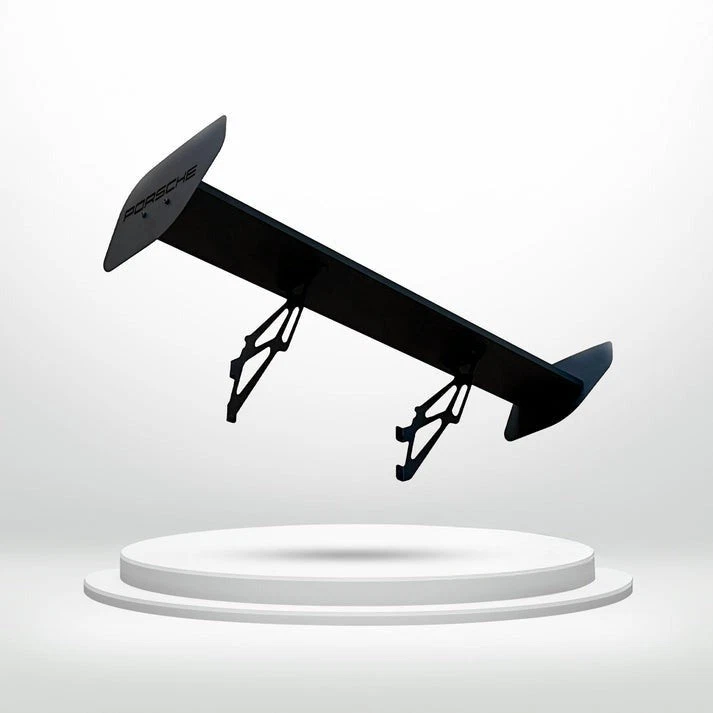 Estante alerón GT3 RS - Estante de pared estilo Porsche para jugadores | Arte de pared para automóvil Foto 4 de 4