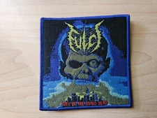 FULCI, CITY OF THE LIVING DEAD, SEW ON BLUE BORDER WOVEN PATCH