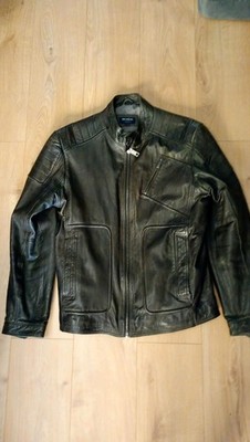 McNeal Herren Lederjacke in Grau, Größe L, neuwertig