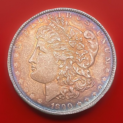 1890-P Morgan Silver Dollar  XF  Toned