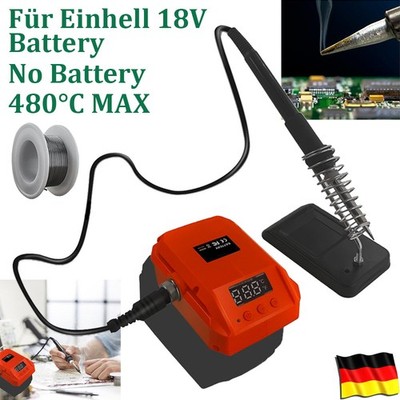 Für Einhell 18V Akku-Lötkolben 60W Elektrischer Lötstation Ohne Akku & Ladegerät