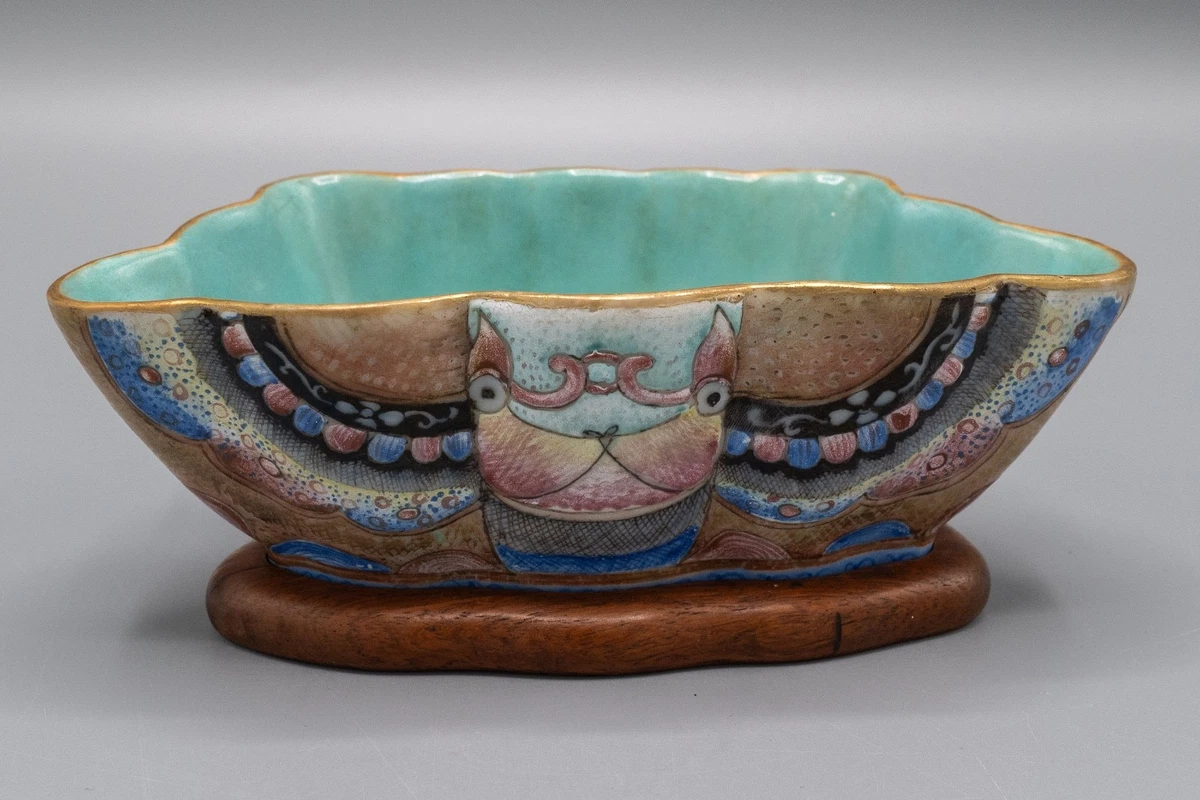 陶瓷粉红色1850-1899 中国古董碗| eBay