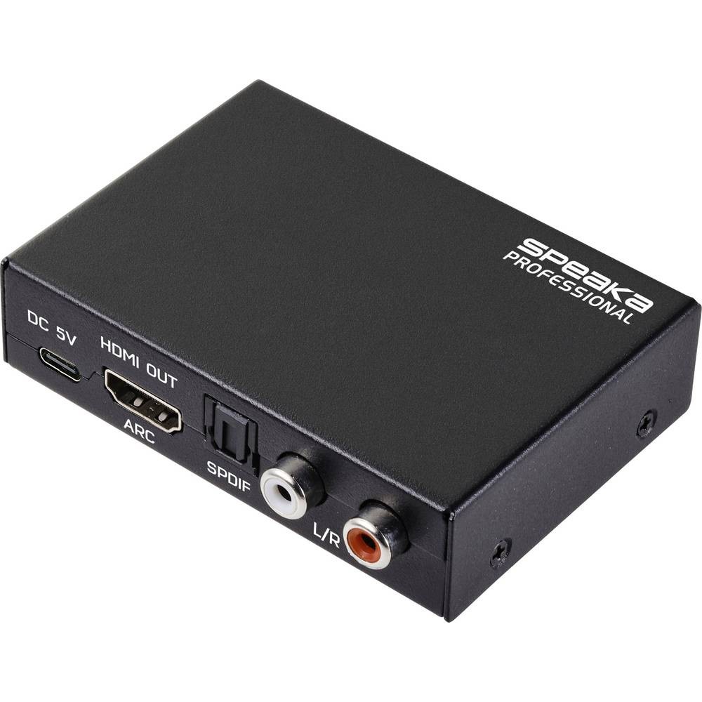 Plus de problème de son TV avec l'extracteur audio HDMI 3840 x 2160 Pixel SP-HDA-190