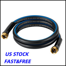 US FREESHIP 6ft Garden Lead-In Hose X 5/8" Female to Female with Swivel Handle