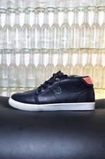 DooDogs Echtleder High Top Sneaker / Lifestyle / Saphirblau / Größe 37