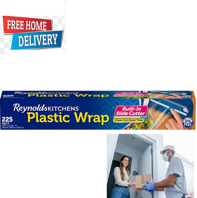 Reynolds Kitchens Quick Cut Plastic Wrap 225 Square Feet *FREE SHIPPING