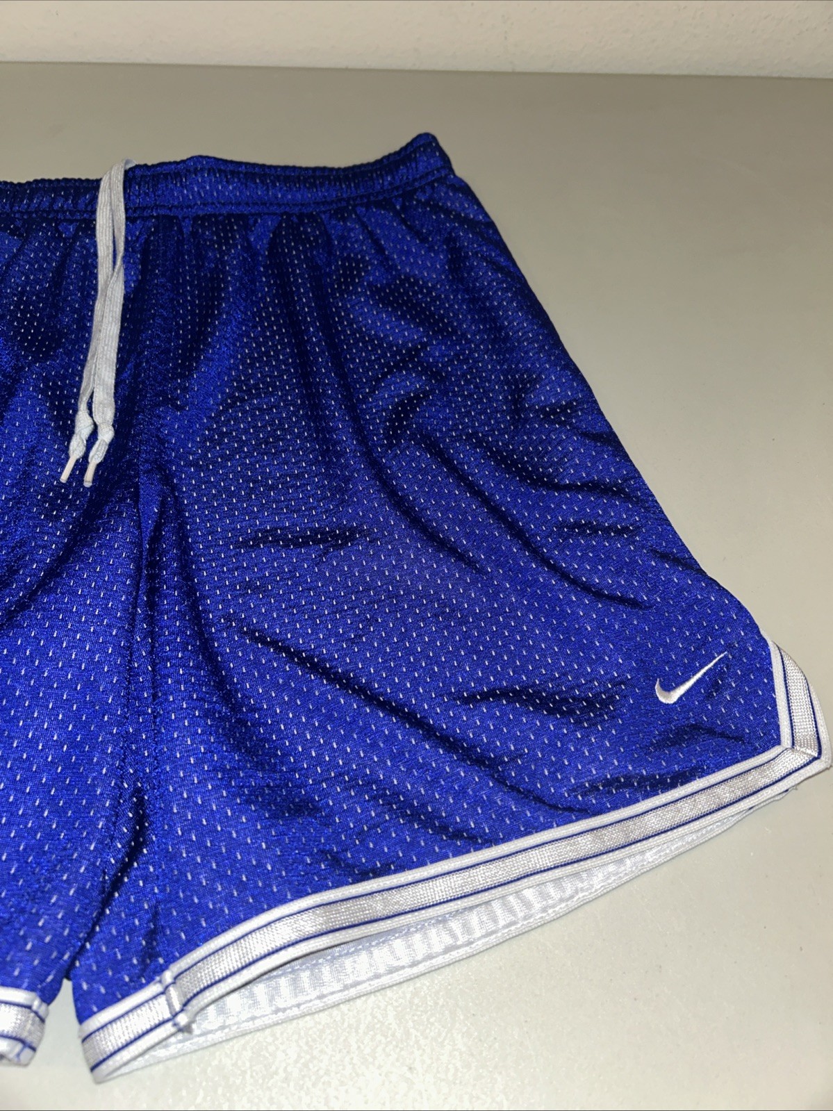 Nike Small Blue Polyester Drawstring Athletic Sho… - image 2