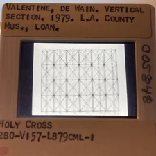 De Wain Valentine “Vertical Section” Light & Space Minimalism 35mm Art Slide