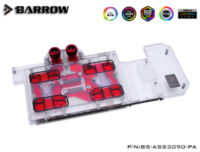 Barrow 2080 Ti Strix Waterblock Barrow GPU Water Block For ASUS