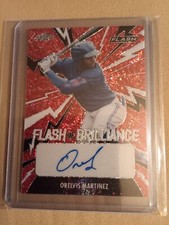 2021 Leaf Flash of Brilliance Orelvis Martinez #3/5 AUTOGRAPH #FB-OM1 Rookie
