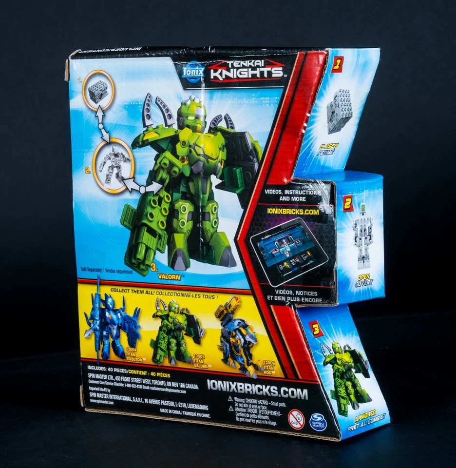 NEW SEALED Ionix TENKAI KNIGHTS - TENKAI TITAN VALORN 13005 - 40 Pcs - Image 3 of 3