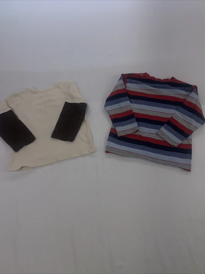 Jumping Beans & Dockers 2 piezas Camisetas Primavera Manga Larga Niños Talla 24 Meses / 2T Foto 2 de 4