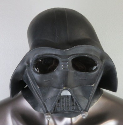 XCOSER Black Star Wars Darth Vader Mask Adult Size Cosplay Halloween Rubber