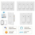WiFi Smart Switch 1/2/3 Gang Wall Light Switch for Amazon Alexa Google IFTTT US
