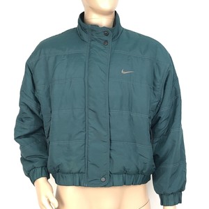 green nike puffer jacket