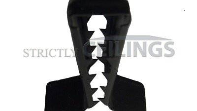 #ad Strictly Ceilings Piranha Hold Down Clip Ceiling tile grid clip METAL 100 pk $84.99