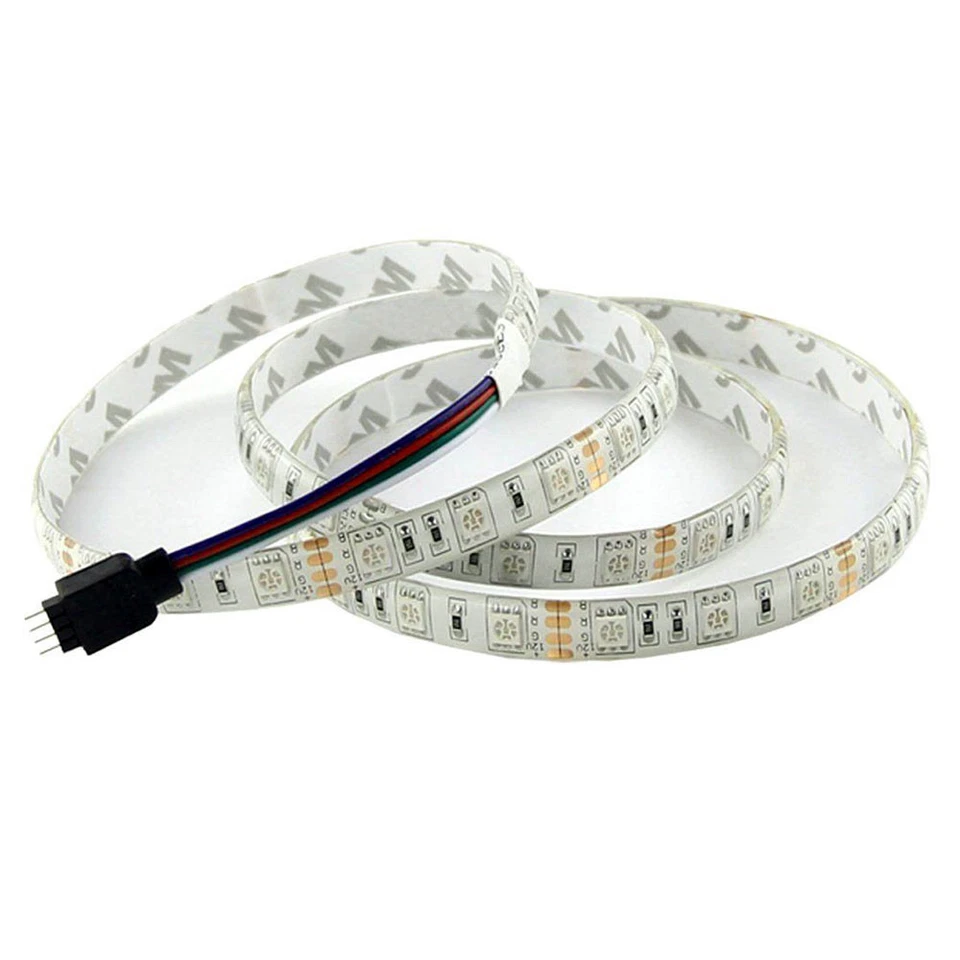 1M 2M 5050 60LEDs/M Waterproof Flexible LED Strip Light RGB Red Blue White DC12V - Image 3 of 4