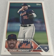 2023 Topps Update Series Baseball Danny Mendick New York Mets base card #US23
