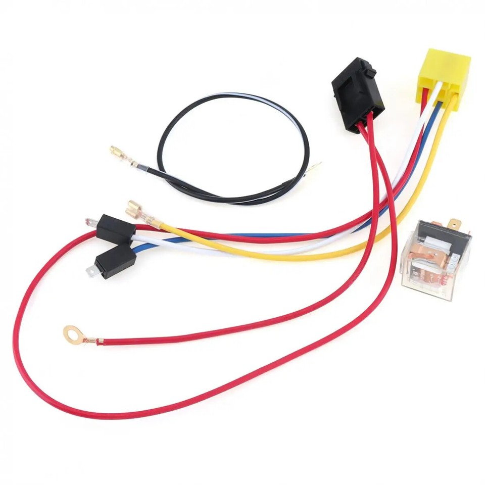 12V Universal Car Air Compressor+Air Hose+Wires & Relay for Air Horn