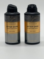Bath Body Works Body Spray AFTER DARK Men's Collection X2
