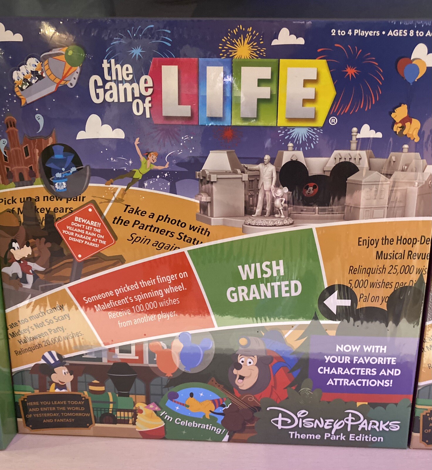 2023 Disney Parks Theme Park Edition The Game Of Life Board Game NEW