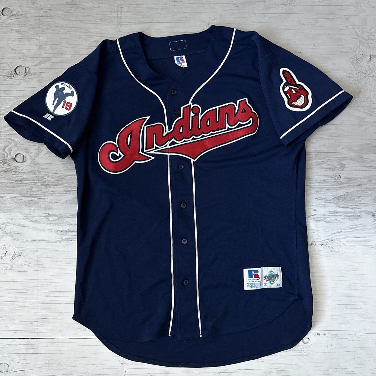 Vintage 90s Cleveland Indians Russell Athletic Diamond Collection