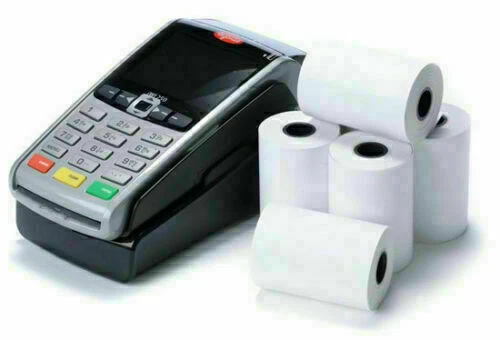 SMOOTH PAPERS LTD 57x40 Thermal Rolls for Credit Card Machine PDQ Till POS Cash Reg 100 Rolls