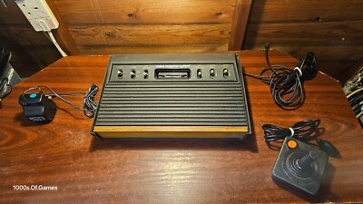 ATARI 2600 VCS WOODY & 5 SPIELEKONSOLE BUNDLE #RS9RB7 ASTEROIDS