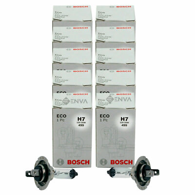 Geniune Bosch Eco H7 12V 55W 499 10 X Headlight Bulbs 1 987 302 804 -FR1