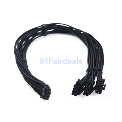 For RTX4080 4090 12VHPWR 16pin(12+4Pin) to 3x8Pin Corsair Power Adapter Cable